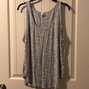 Perfect flowy uneven hem tank top